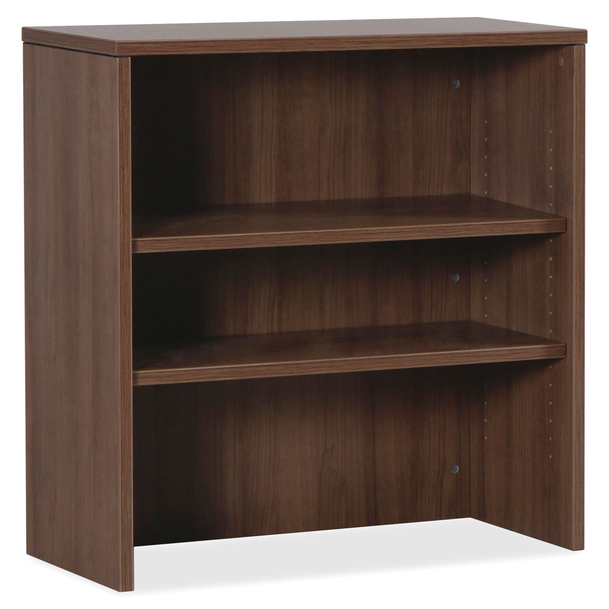 Lorell Essentials Laminate Stack-on Bookshelf, 36 x 14-3/4 x 36 Inches, Walnut 1531526